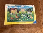 Farm Animals In The Meadow Jigsaw Puzzle 15 Piece Ravensburger 2013 Age 3+. Fixed Price $10.00.
