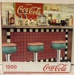 Springbok Coca-cola Soda Shop 1000 Piece Jigsaw Puzzle Complete. Fixed Price $14.95.