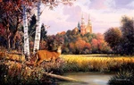 Sunsout Sacred Refuge 550 Piece Jigsaw Puzzle By George Kovach. Fixed Price $18.39.