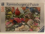 New & Sealed Ravensburger Puzzle 500 Piece Garden Birds 19 1/3 X 14 1/4. Fixed Price $21.89.