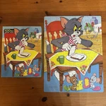 Whitman Vintage Tom And Jerry Jigsaw Puzzle 100 Pieces Interlocking Complete. Fixed Price $10.00.