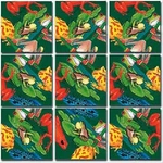 Frogs B. Dazzle Scramble Squares 9 Piece Puzzle. Fixed Price $20.00.