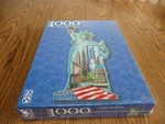 New Fx Schmid 1000 Piece Statue Of Liberty Shaped Jigsaw Puzzle #78006 Sealed. Fixed Price $13.99.