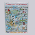 White Mountain 1000 Pc Jigsaw Puzzle 2010 American Lighthouses New Sealed. Fixed Price $17.95.