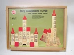 Vtg Heros West Germany Wooden Castle Building Block Set Toy 441 2730. Fixed Price $74.99.