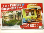 Brand New Lpf 2 In 1 Puzzles Cottage & Storefront 480 Pieces! Jigsaws Box!. Fixed Price $14.99.