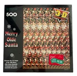 1994 Springbok Merry Olde Santa 3D Autosterograms Magic Eye Jigsaw Puzzle Nos. Fixed Price $19.99.