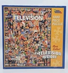 Brand New & Sealed White Mountain Television History 1000 Piece Puzzle 27" 20". Fixed Price $21.29.