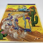 1966 The Road Runner Coyote Frame Tray Puzzle Whitman 4537. Fixed Price $21.50.