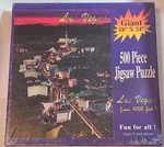New Sealed Las Vegas 4000 Feet 500 Piece Puzzle 18"X 24" Tiffany Design. Fixed Price $15.95.