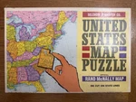 Vintage Selchow & Righter United States Map Puzzle # 519 Rand Mcnally 21"X14". Fixed Price $12.99.
