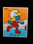 Playskool 1982 Smurfette Skating 10 Piece Wood Puzzle #325-3. Fixed Price $9.59.