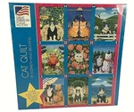 Great American Puzzle Factory "cat Quilt" 1000 Pieces 20" X 27" New Sealed 1997. Fixed Price $12.25.