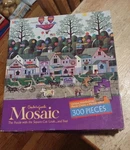 Confection Street Mosaic Puzzle By Charles Wysocki (1978, Milton Bradley). Fixed Price $20.00.