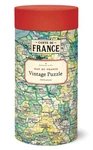 Cavallini & Co. Map Of France Vintage Style 1000 Piece Puzzle. Fixed Price $29.99.