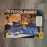 1997 Roseart Lego Exploriens Giant 2 Sided Floor Puzzle Space Complete Vintage. Fixed Price $21.99.