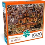 Buffalo Games - Charles Wysocki Trick Or Treat Hotel 1000 Piece Jigsaw.... Fixed Price $29.99.