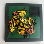 1993 Damert Company 3-D Frog Slide Puzzle 4" X. Fixed Price $22.00.