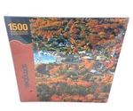 Springbok Autumn Harbor Jigsaw Puzzle 1500 Pieces Fall Leaves Boats New Sealed. Fixed Price $8.94.