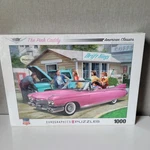 New & Sealed Eurographics 1000-PIECE Puzzle "the Pink Caddy" Retro Americana. Fixed Price $19.55.
