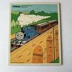 Vtg Playskool Thomas Train Peep Good Morning Wooden Puzzle Allcroft 1990. Fixed Price $10.00.