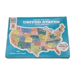 Vtg 1975 Milton Bradley United States Map Puzzle Usa / World Nos Sealed Read. Fixed Price $19.98.