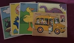 A Lot Of Five Wooden Children Puzzles (315). Fixed Price $25.00.