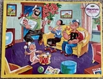 1960'S Vintage Jaymar Popeye Inlaid Flower Puzzle #317. Fixed Price $19.25.