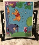 Disney Winnie Pooh Frame Tray Jigsaw Puzzle Parker Brothers. Fixed Price $12.00.