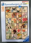 New & Sealed 2010 Ravensburger Jigsaw Puzzle Vintage Flora 500 Piece. Fixed Price $25.00.