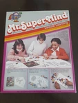 Vtg 1981 Leisure Learning Mr. Supermind Geometric Pattern Blocks & Design Cards. Fixed Price $9.99.