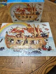 Springbok Animal Antics Aboard The Ark Jigsaw Puzzle Pzl 1142, 100 Pcs, Complete. Fixed Price $18.99.
