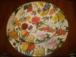 Vtg 70S Springbok Circular Puzzle Garden Flowers Maynard Art Botanical Complete. Fixed Price $44.99.