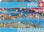 New Educa Jigsaw Puzzle 3000 Pieces 14+ Ages Kids And Adults Panorama "life". Fixed Price $59.93.