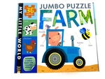 Jumbo 36 Piece Puzzles & Sticker Book Farm By Tiger Tales Kid Educational Toy. Fixed Price $17.59.