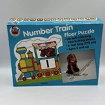 Frank Schaffer Number Train Floor Puzzle 20 Piece 6 Ft Long Kids Ages 3+. Fixed Price $39.95.