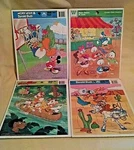 Donald Duck Puzzle Set 4 Vintage Frame Tray Whitman Golden Tales Mickey*. Fixed Price $19.99.