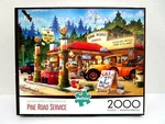 Buffalo 2000 Piece Jigsaw Puzzle Pine Road Service Oil Gas Pumps Truck Poster. Fixed Price $28.94.