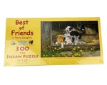 Sunsout Jigsaw Puzzle 300 Pieces Best Of Friends Terry Doughty Cat Dog Pig Barn. Fixed Price $12.99.