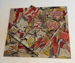 Vintage 1969 Springbok Puzzle Gotham News Willem Kooning Modern Art Complete. Fixed Price $55.00.