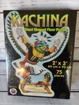 Vintage Kachina Hopi Indian Dancer Giant Shaped Floor Large 75PC Puzzle 2' X 3'. Fixed Price $5.49.