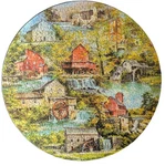 Springbok Grist Mills 500+ Pc Circular Jigsaw Puzzle 400PZL60 Complete Pascolini. Fixed Price $26.95.