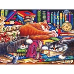 Roseart Puzzle Collector The Old Book Shops Cats 1000, Multi-colored. Fixed Price $12.46.