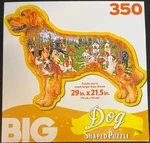 Cra-z-art 350 Piece Shaped Jigsaw Puzzle Big Golden Retriever Dog Park Complete. Fixed Price $19.50.
