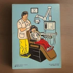 Vintage 1991 Judy Wooden Puzzle Dentist #J606024R 11 Pc Made Usa. Fixed Price $17.99.