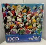Vintage Springbok Snoopy Dog Of 1000 Faces Jigsaw Puzzle Pieces. Fixed Price $28.50.