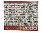 Eurographics The World Of Cats 2000 Piece Jigsaw Puzzle Sealed. Fixed Price $27.99.