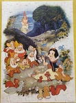Vtg 1973 Springbok Puzzle Walt Disney's Snow White And The Seven Dwarfs PZL-1081. Fixed Price $8.00.