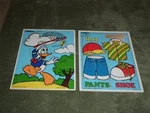 Vintage Playskool Puzzle 1986 Clothes Disney Donald Duck. Fixed Price $17.99.