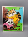 1980 Playskool Pammy And Rick Wooden Tray Puzzle 330-10 7 Piece. Fixed Price $13.89.